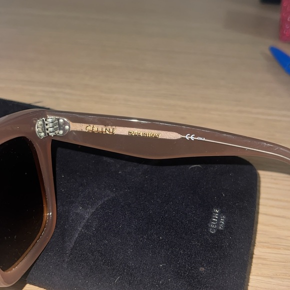 Celine Sunglasses Tan Frame, Brown Lenses, 51MM - Picture 3 of 5